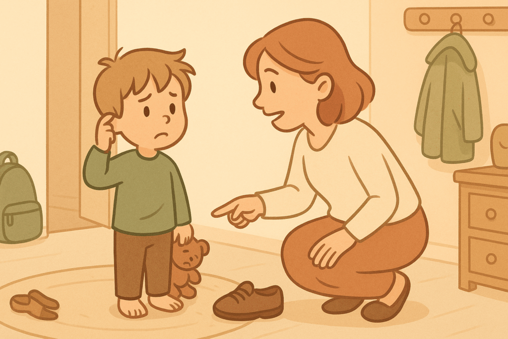 Un enfant qui cherche ses repères dans la journée