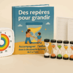 Pack P’tiTemps – Sabliers + Minuterie visuelle + Planning de tâches + E-book pédagogique